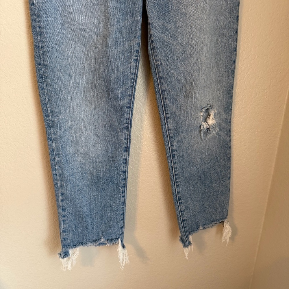 Madewell Women’s Classic Straight High Rise Distressed Denim Jeans, Size 27 - Picture 5 of 11